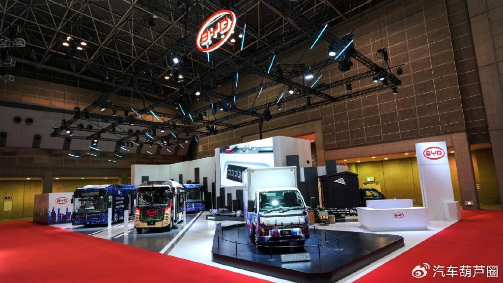 比亞迪亮相2025東京車展 全球首發(fā)K-EV